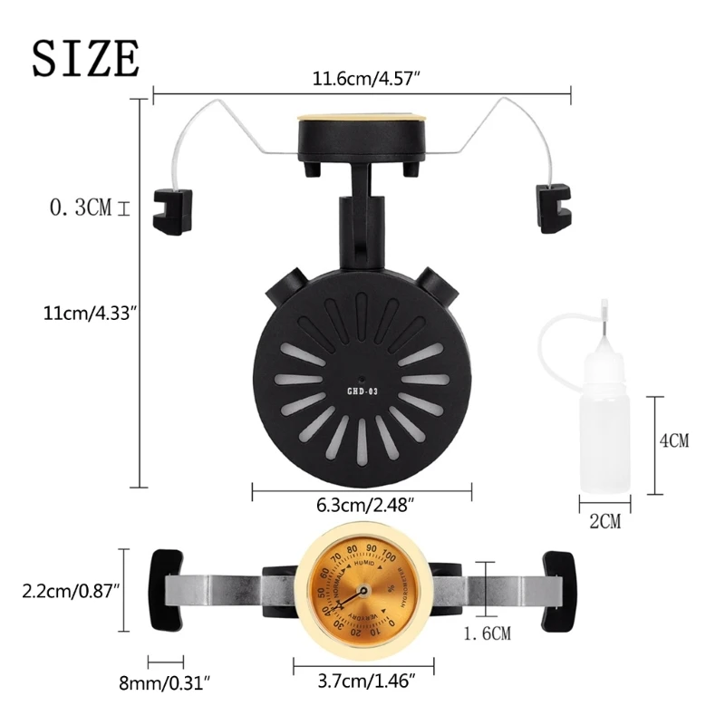 Универсальный увлажнитель для гитары портативный гигрометр АБС-пластик +