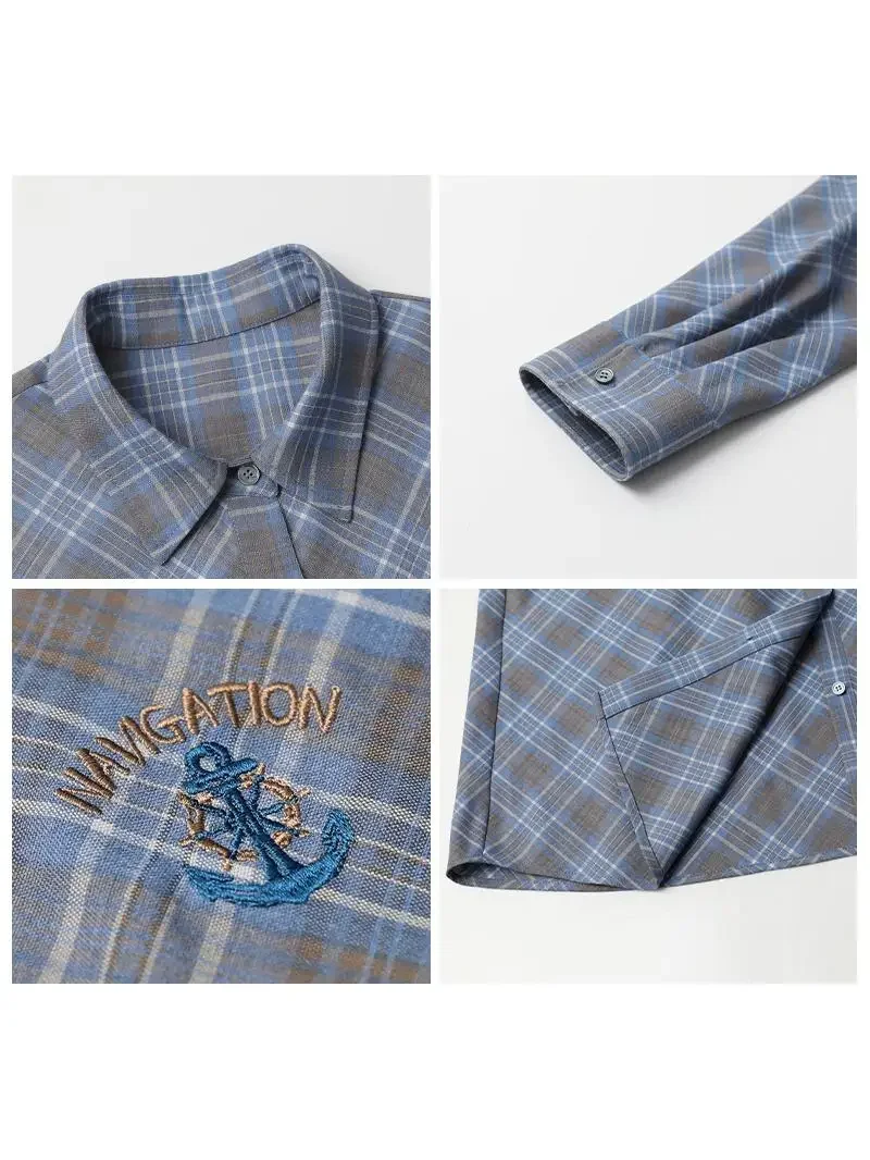 CHIC VEN женские рубашки в стиле ретро повседневные свободные клетчатые блузки с