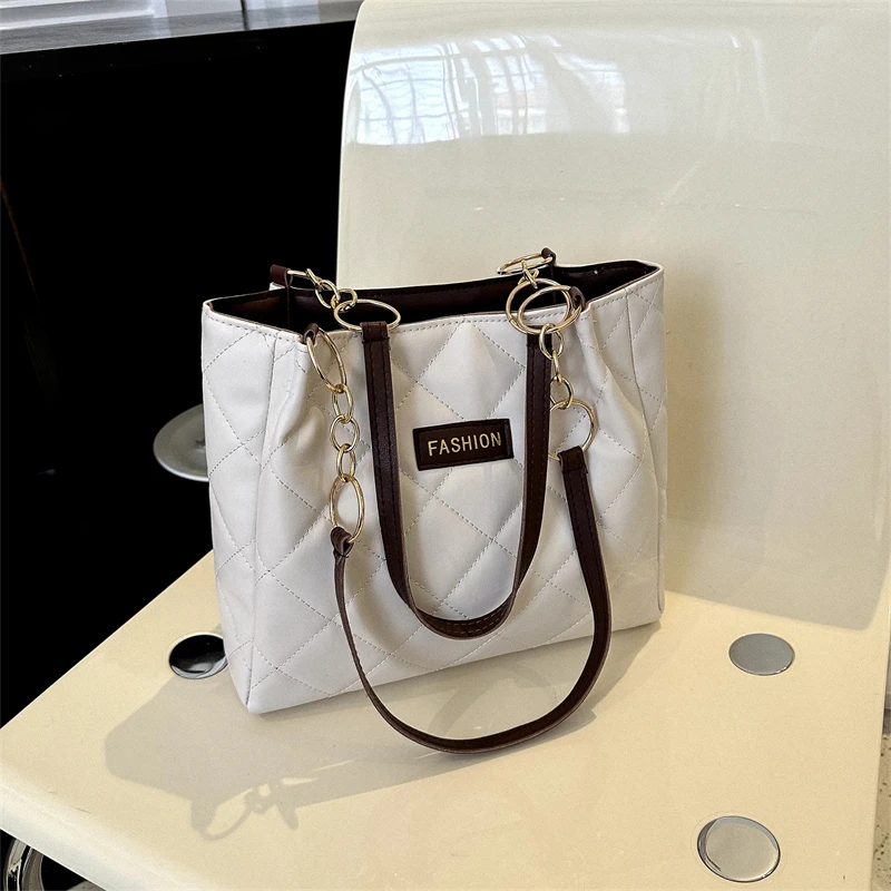 

High Quality Large Capacity Bag Female Bag New Spring Senior Sense Niche Class Commuting Bag Everything Single Shoulder Tote Bag