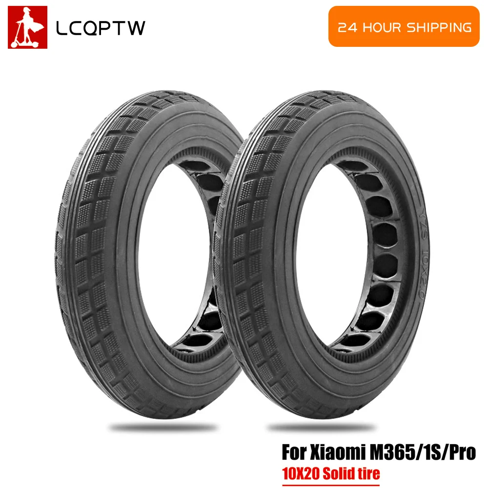 

For Xiaomi M365 PRO Electric Scooter 10 Inch Tire Wheel 10 Inches Modified solid Tire Reinforced Stable-proof Outer tyre 10*2