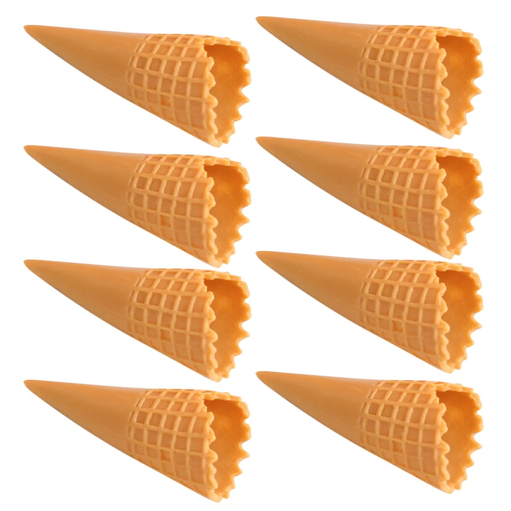 8 шт. еда играющий торт хрустящий конус модель мороженого подвески поддельный ПВХ