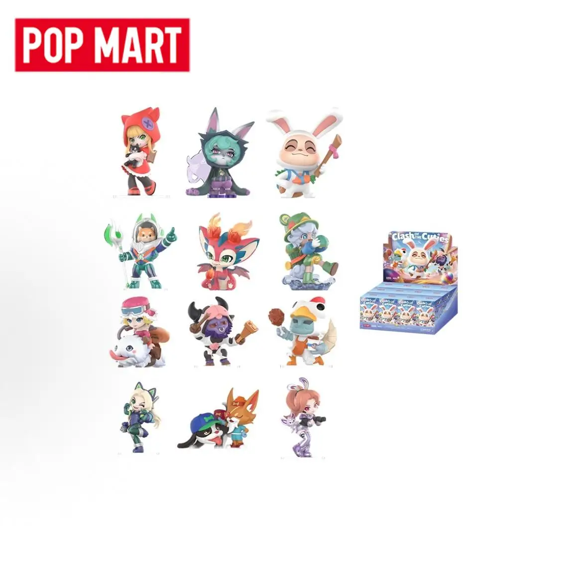 Фото POP MART LEAGUE OF LEGENDS Серия Clash of The Cuties: Модные коллекционные фигурки в случайных коробках-сюрпризах (Mystery Box) №1