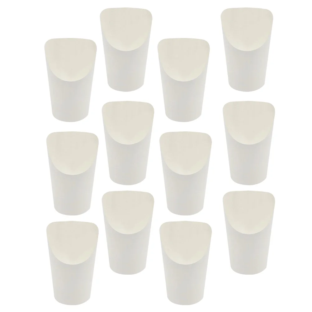 

Cup Paper French Disposable Holder Kraft Fries Cups Containers Cream Ice Fry Baking Boxes Cone Take Out Popcorn Party Basket Dip