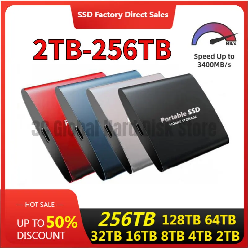 

M.2 SSD Drive 256TB HDD 2.5 Hard Disk SSD 2TB 4TB 8TB 16TB 32TB HD SATA Disk Internal Hard Drive for Laptop/Computer/Desktop/mac