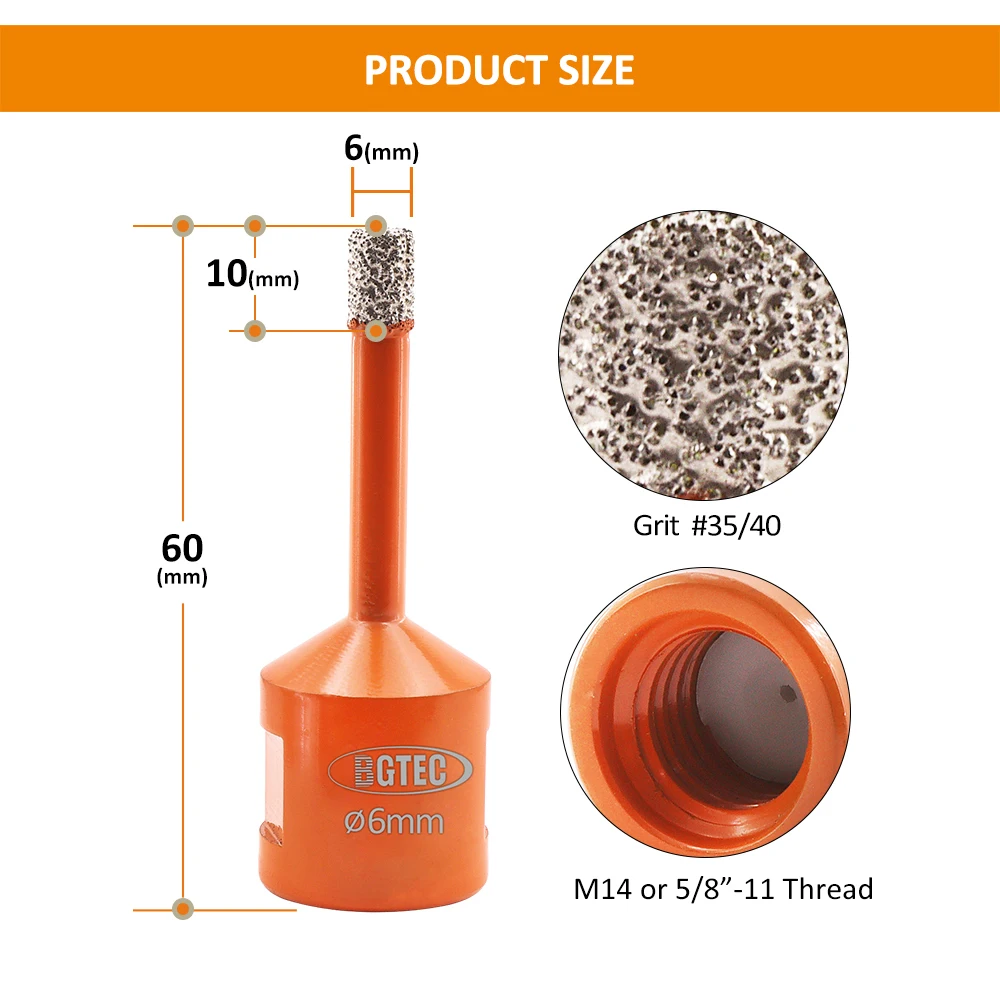 

BGTEC коронки для сверления 6/8/10 мм