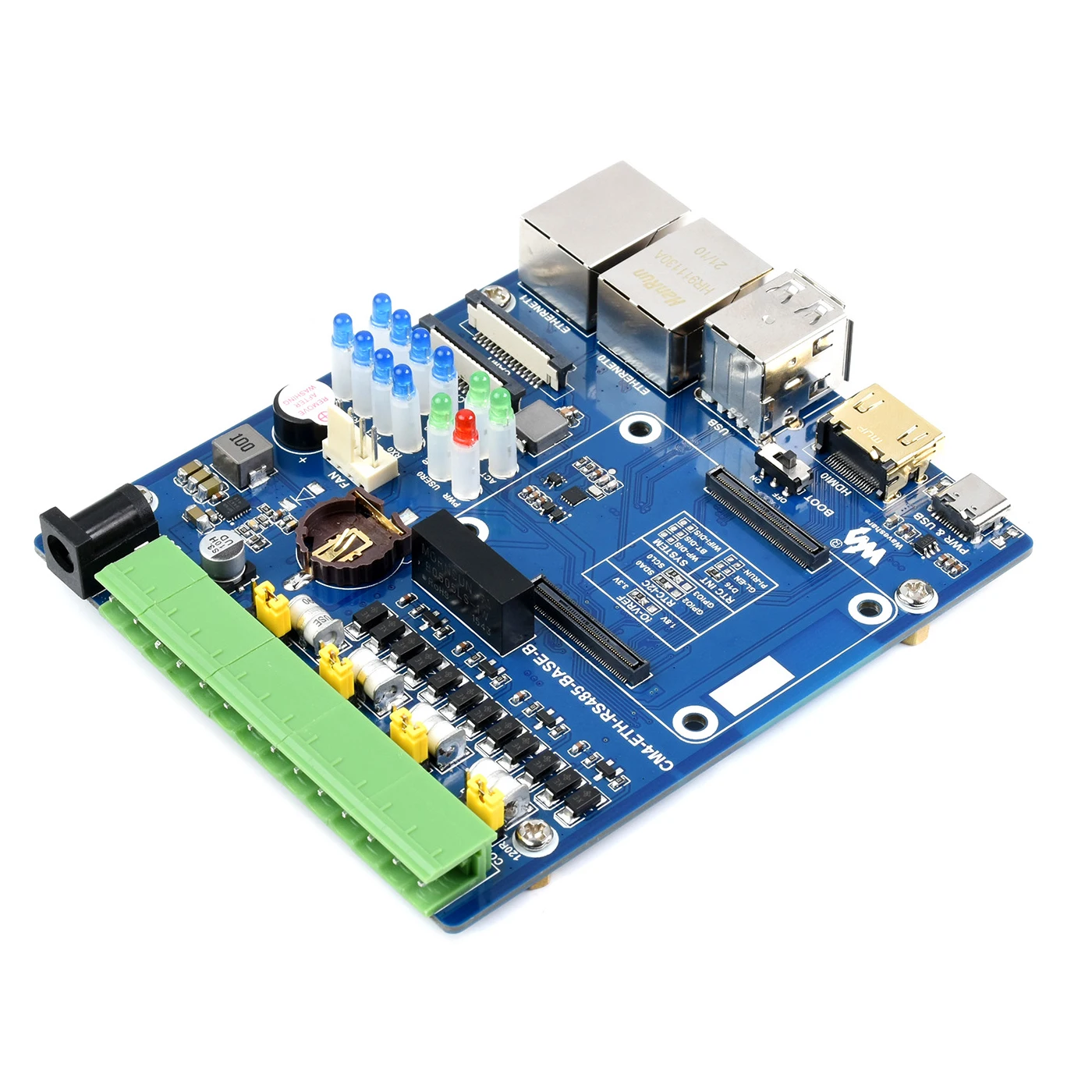 Плата Nośnika CM4 RS485 для вычислительного модуля RPI Raspberry Pi 4 Lite eMMc базовая плата