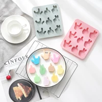 gesture pattern silicone baking mold ice cube chocolate fudge cake mold 3d i love you gesture cake decoration tool