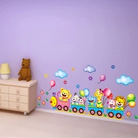 cute cartoon childrens room kindergarten decorative wall stickers pvc background wall stickers home decoration sticker bedroom