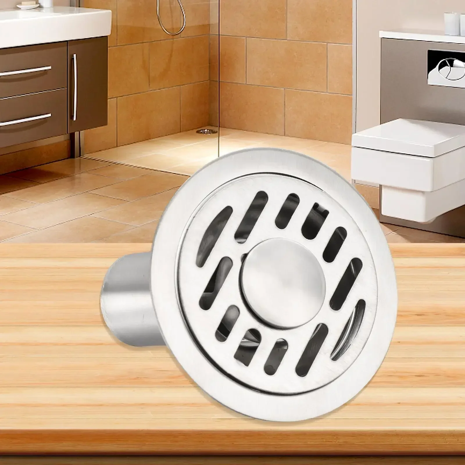 Аксессуары для ванной комнаты Слив пола Ванная комната Гараж Подвал Туалет 10 см 1