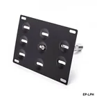 Передний бампер, буксировочный крючок, Монтажный кронштейн для номерного знака для Volkswagen, Audi, BMW, Toyota, Honda EP-LPH-ALBZ