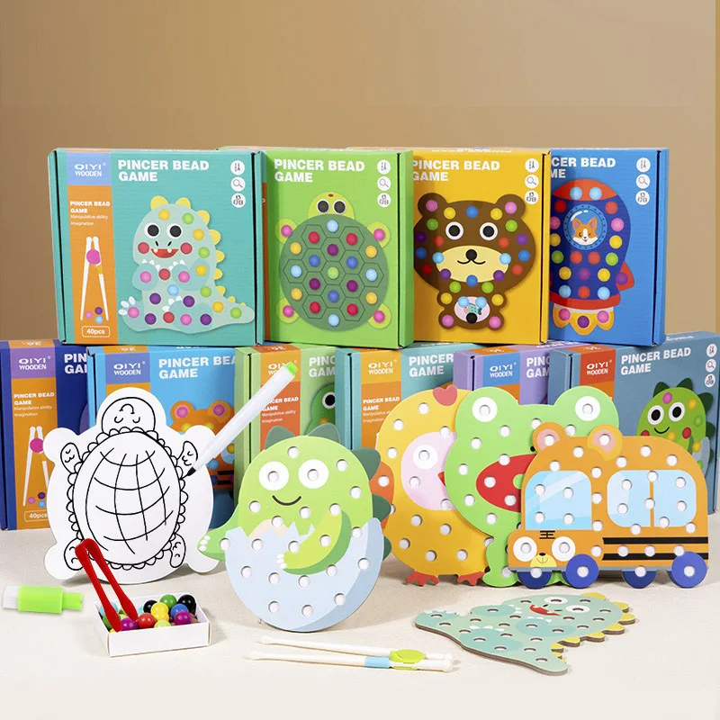 Развивающие бусины-клипсы Lee's Sharing для детей от 3 до 12 лет