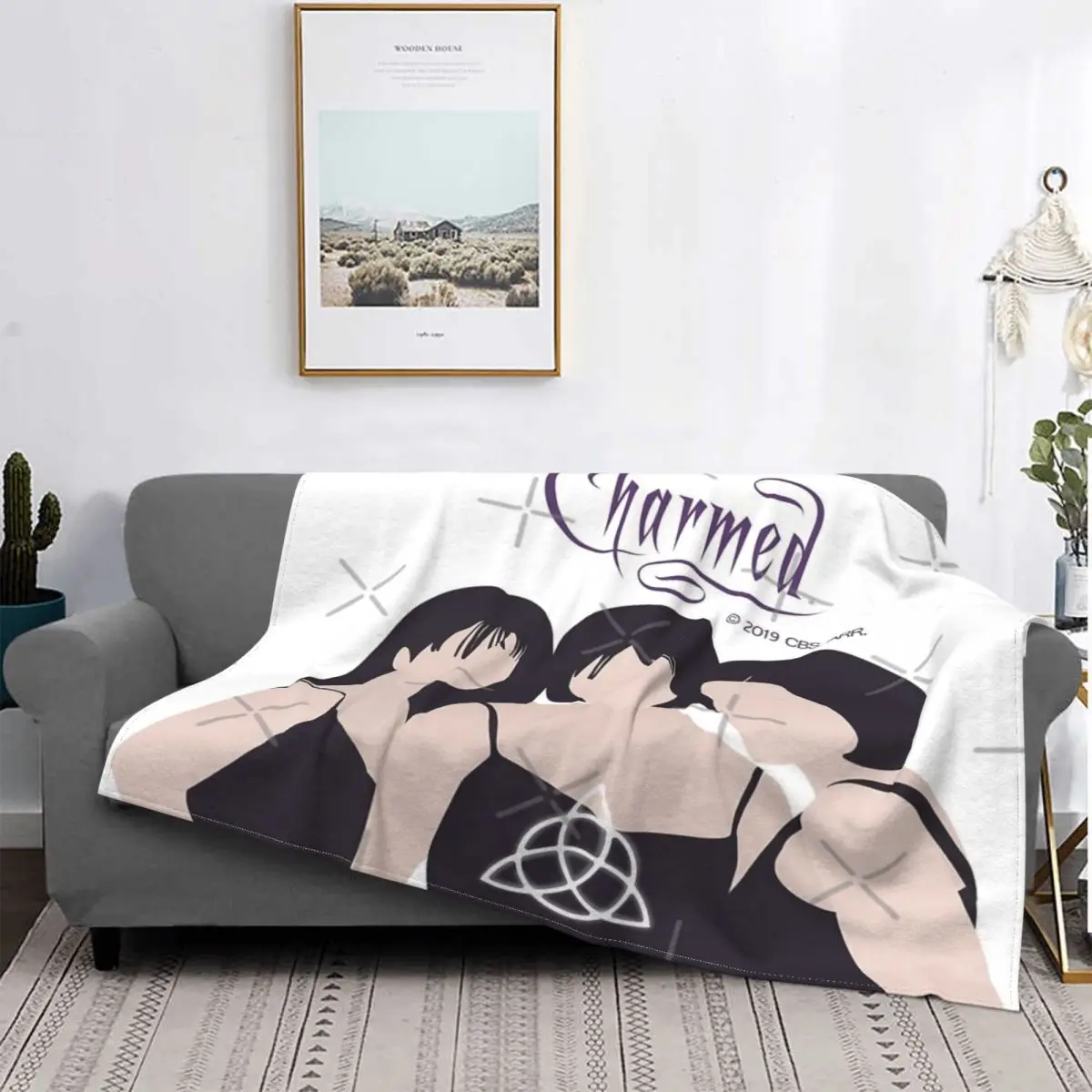 Manta lovely Adora de algodón y lino para cama, colcha a cuadros mullida, 1998