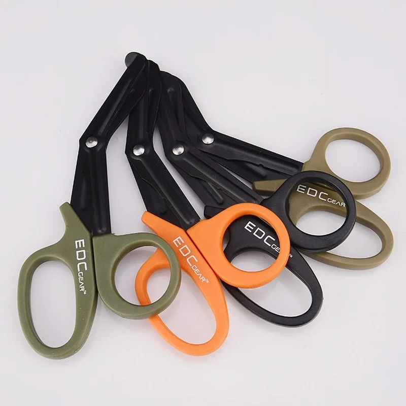 

2022 NEW Outdoor Survive Paramedic Rescue Utility Shear Emergency Gauze Scissor First Outdoor Camp Medical Nurse Hike Trauma Aid