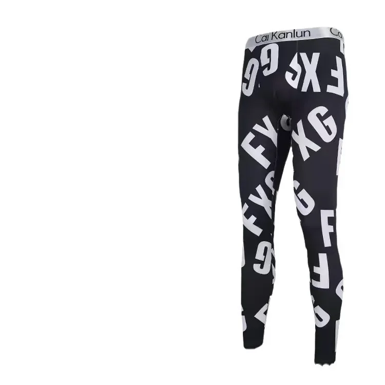 Men's Warm Fleece-Lined Pants Cotton Wadded Trousers Flexible Seasonal Use High Waist Elastic Band Student Underwear