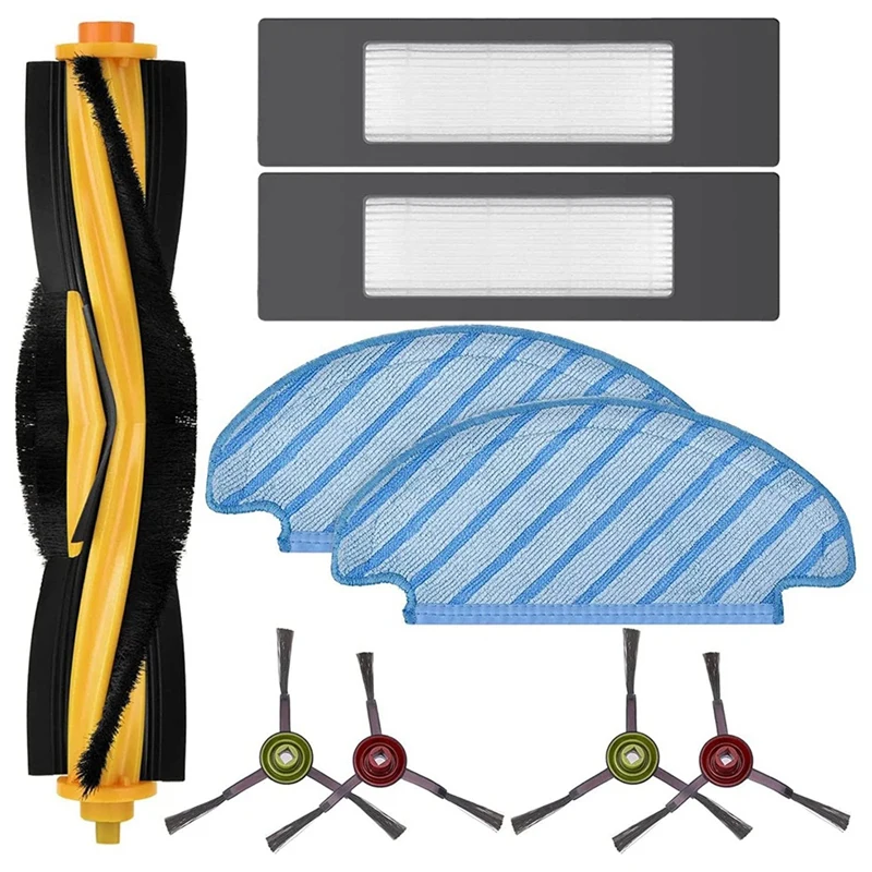

Vacuum Cleaner Accessories Filter Side Brush Mop Cloth For Ecovacs Deebot Ozmo T8 / T8 AIVI T9+ N8 Pro