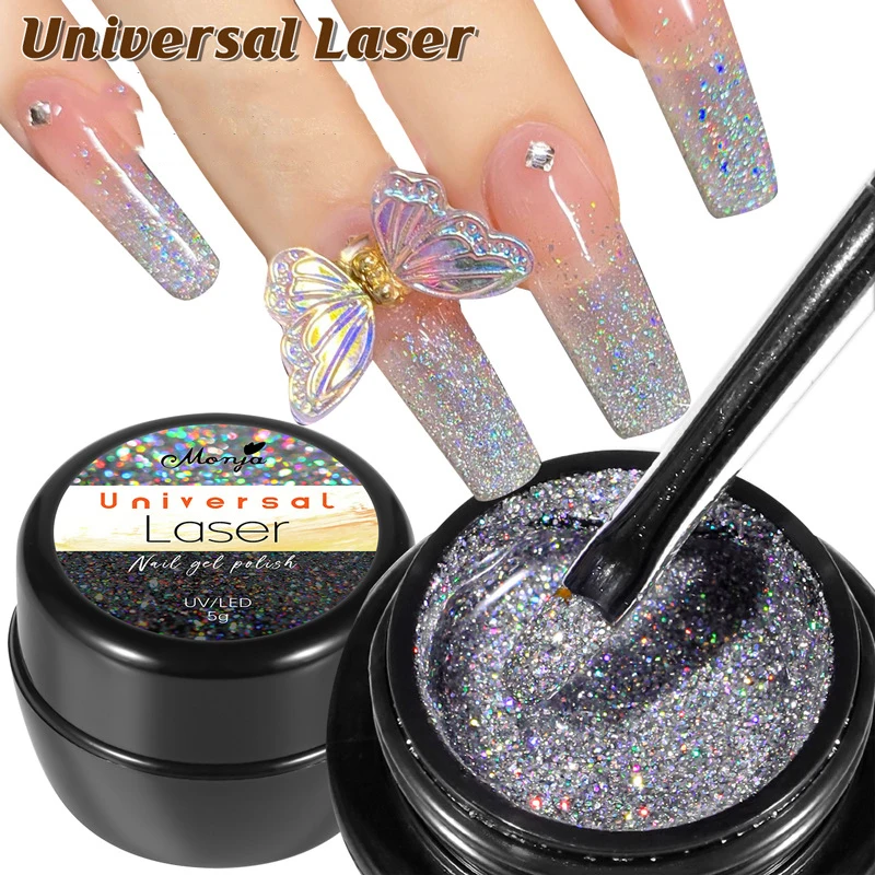 

Nail Rhinestone Adhesive Glue For Stick The Drill Tranparent Nail Glue Soak Off UV LED Nail Art Gel Varnish Shiny Nail UV Gel