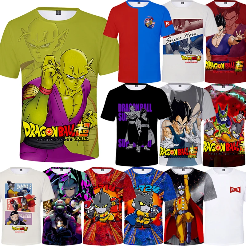 

Cartoon Anime Dragon Ball Goku 3D T Shirts Casual Streetwear Boy Girl Men Women Children Printed T-shirt Interesting Tops Tee