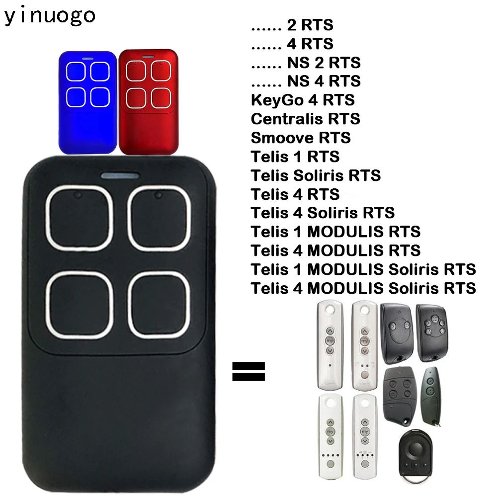 

SOMFY пульт дистанционного управления Somfy Telis 1 4 RTS NS 2 4 RTS Telis 1 4 MODULIS Soliris RTS KeyGo Centralis Smoove 433,42 МГц Замена