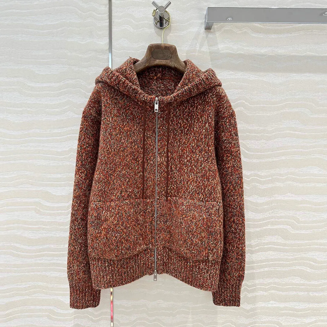 Новый осенний стиль Старые деньги роскошные вязаные кардиганы из 100% кашемира