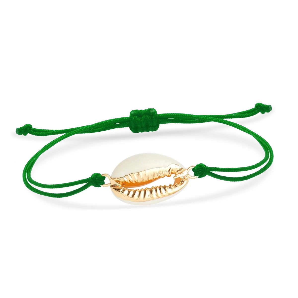 Белый Шарм-браслет Cowrie из ракушек женский новый модный летний пляжный браслет