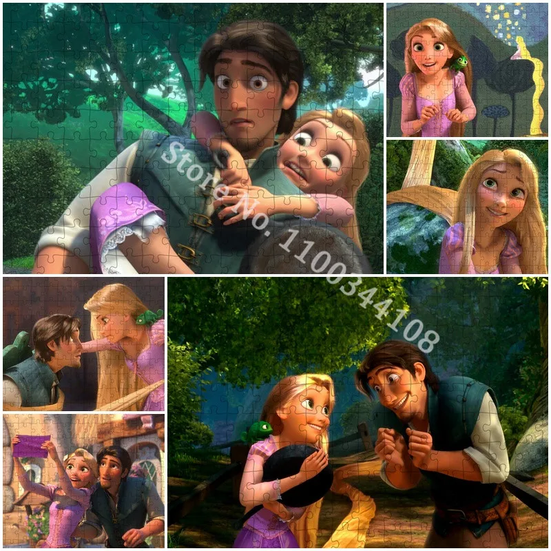 

Tangled Rapunzel Flynn 1000 Piece Jigsaw Puzzle Disney Princess Creative Diy Jigsaw Puzzle Imagine Magic Toys Home Decor