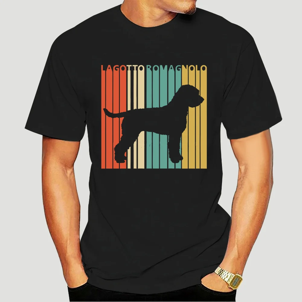 

2021 oversized Men t shirt Short sleeve Vintage Retro Lagotto Romagnolo Dog T Shirt Women t-shirt tee tops 3191X harajuku