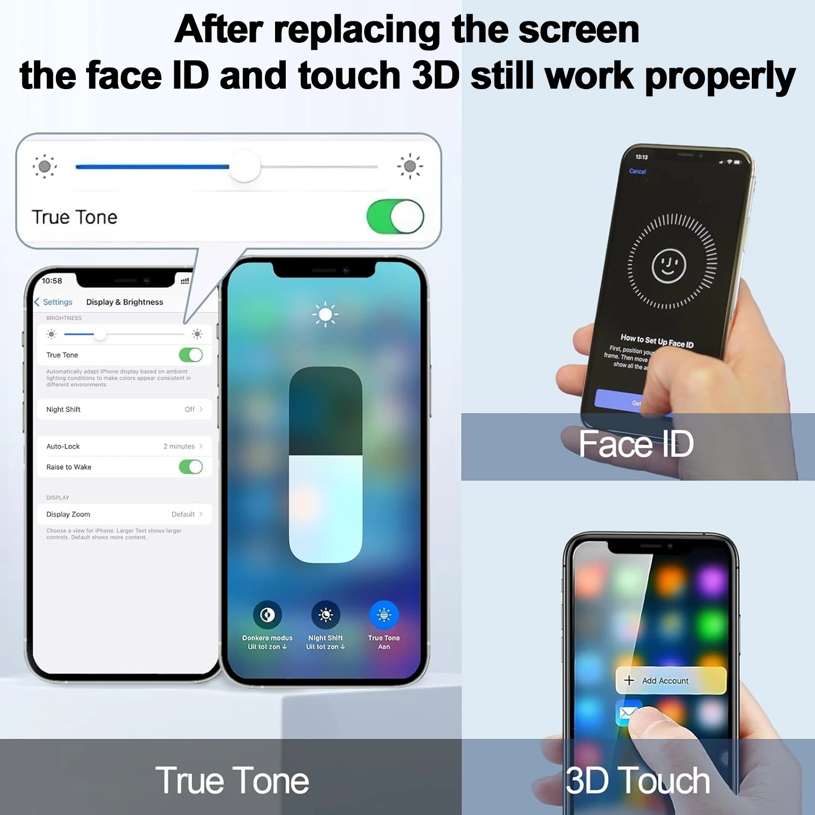 5 8-дюймовый ЖК-экран INCELL FHD для iPhone XS 2436x1125 сенсорный ЖК-дисплей с дигитайзером
