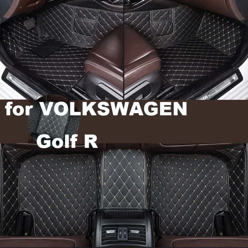

Autohome Car Floor Mats For VOLKSWAGEN Golf R 2014-2018 Year Upgraded Version Foot Coche Accessories Carpets