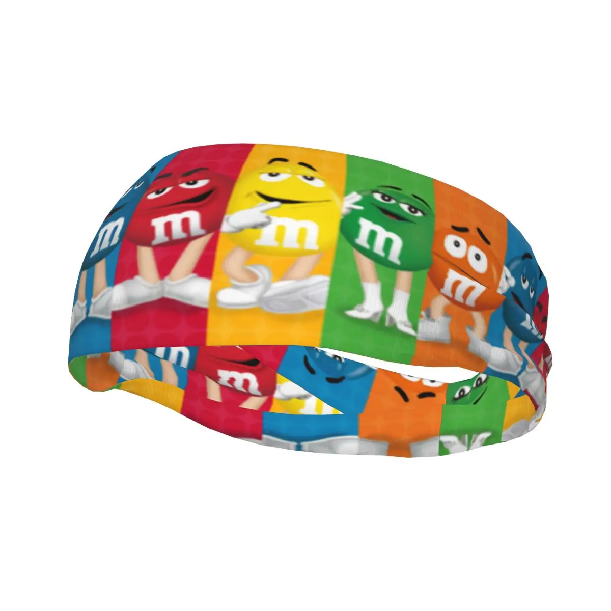 

M M Chocolate Accessories Sports Sweatband MM Candy Merchandise Man Women Tennis Sweat Band Fashion Streetwear