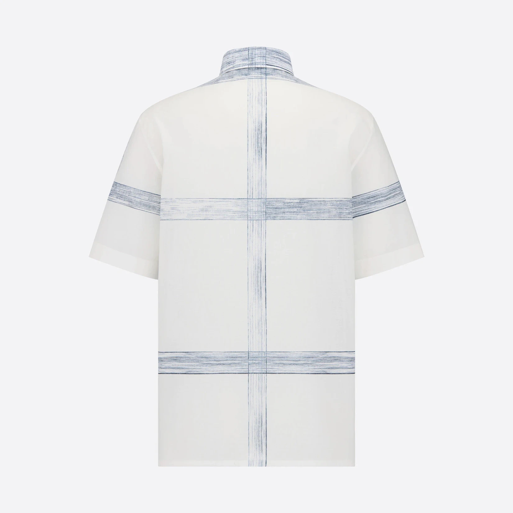 

NIGO White Cotton Canvas Short Sleeve Shirt #nigo4481