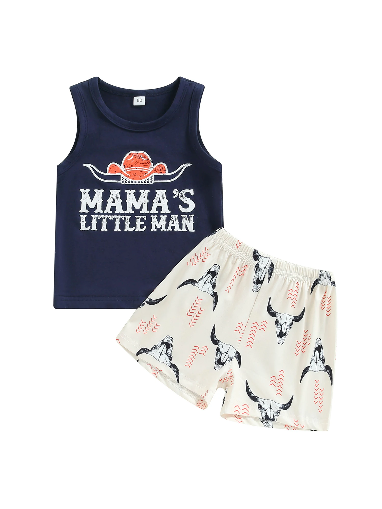 

Baby Boy Summer Clothes Infant Toddler Beach Outfits Sleeveless Tank Tops Shorts Set