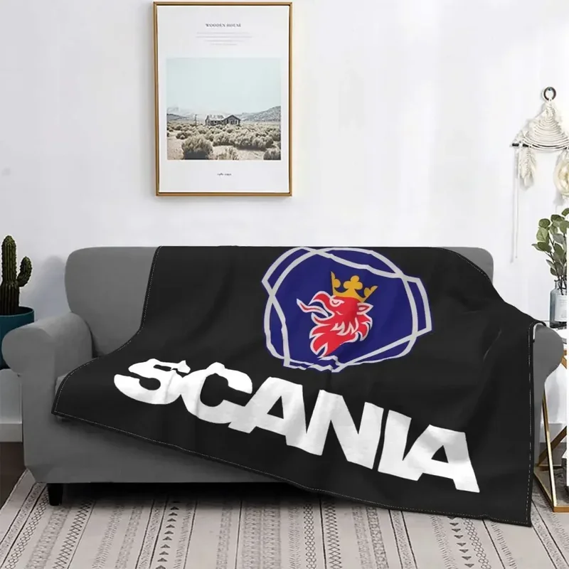 Швеция Saabs Scanias Одеяла Флисовое зимнее портативное легкое тонкое одеяло для