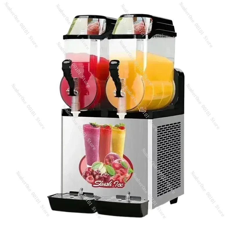 12л * 3 машина для слякоти Коммерческая плавления снега Один два трехцилиндровая