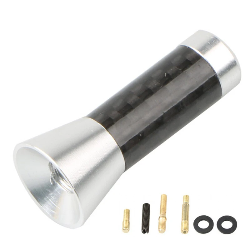 Автомобильная короткая антенна из углеродного волокна 3 5 см Универсальная