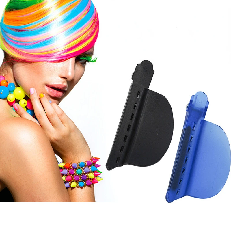 

1pc Color Hairdressing Clip Plastic Durable Wig Clip Pick Up Hair Dye Pieces Duck Beak Clip Shape Highlights Ironing Tool