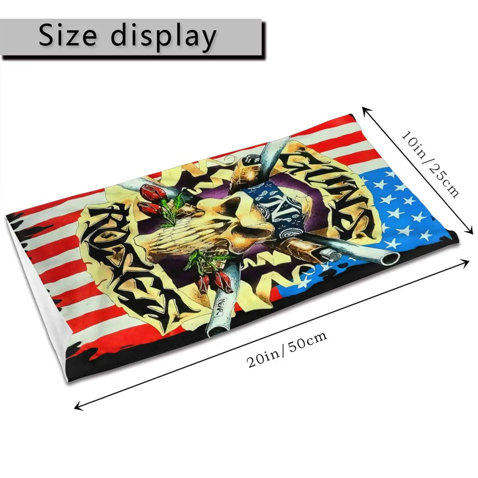 Brockum Guns N Roses 1991 Use Mask Balaclava Hunting Men's Bike Bandana With Ears Scarf Women For |