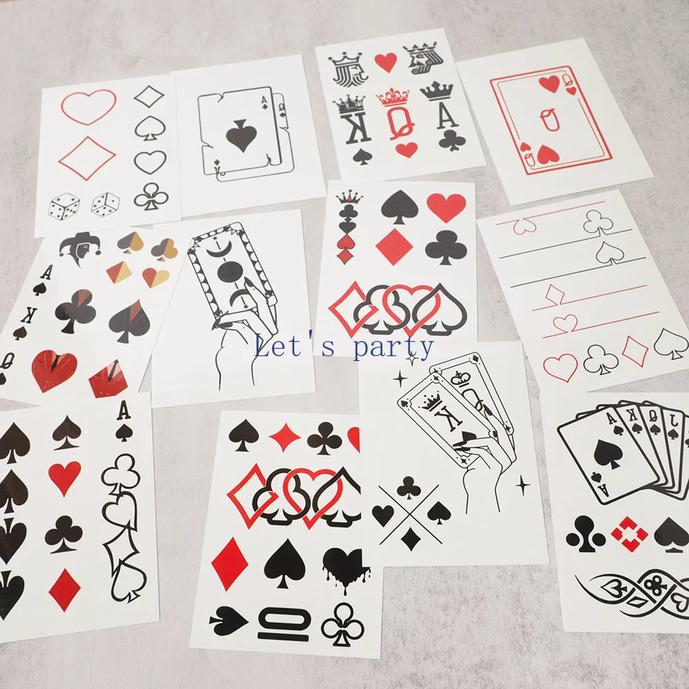 

Водонепроницаемые татуировки Лас-Вегаса 10 шт.