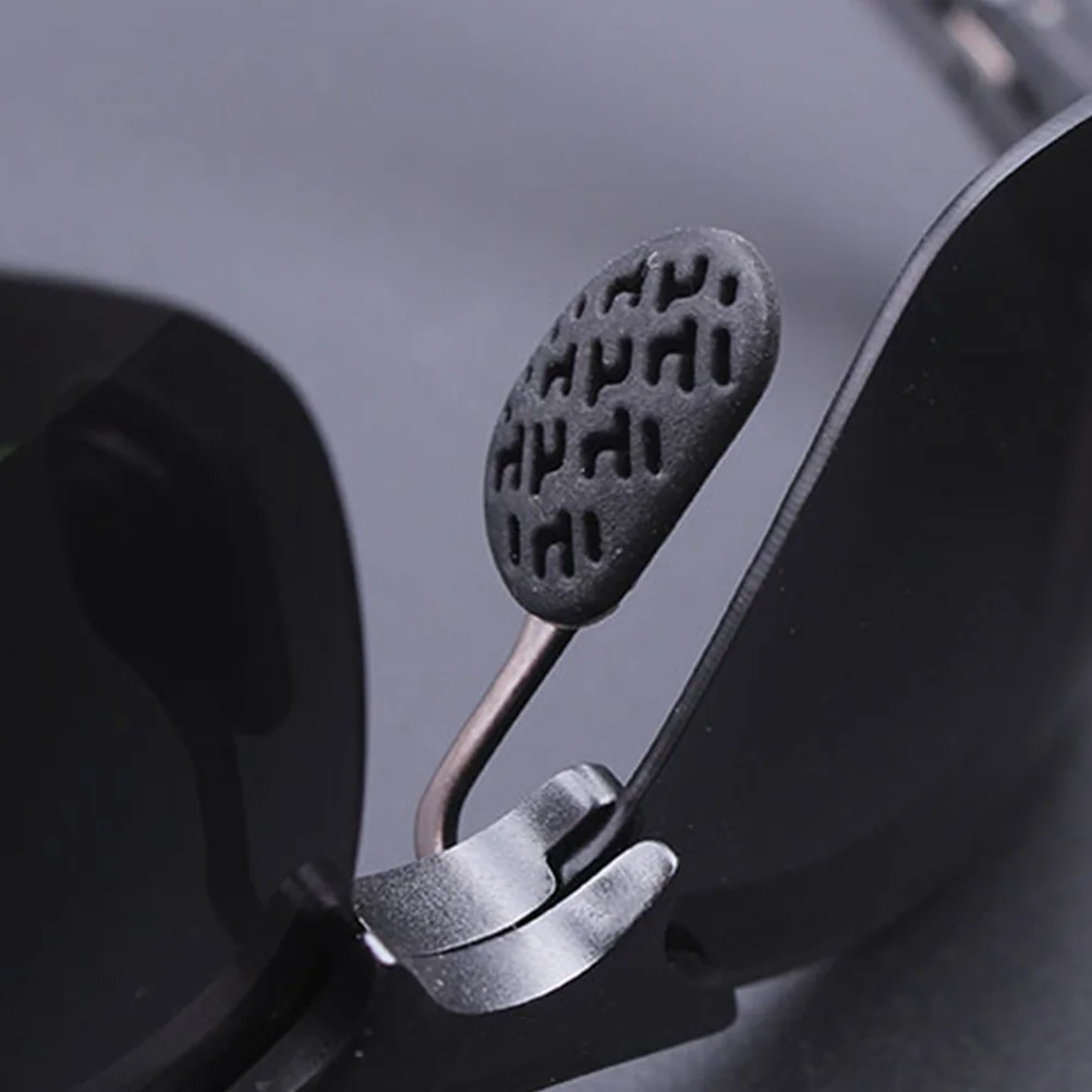 

10 Pairs Glasses Nose Pads Nosepads Eyeglasses Frame Silicone Sunglasses Parts Aluminum Magnesium Cushion Replacement Grips