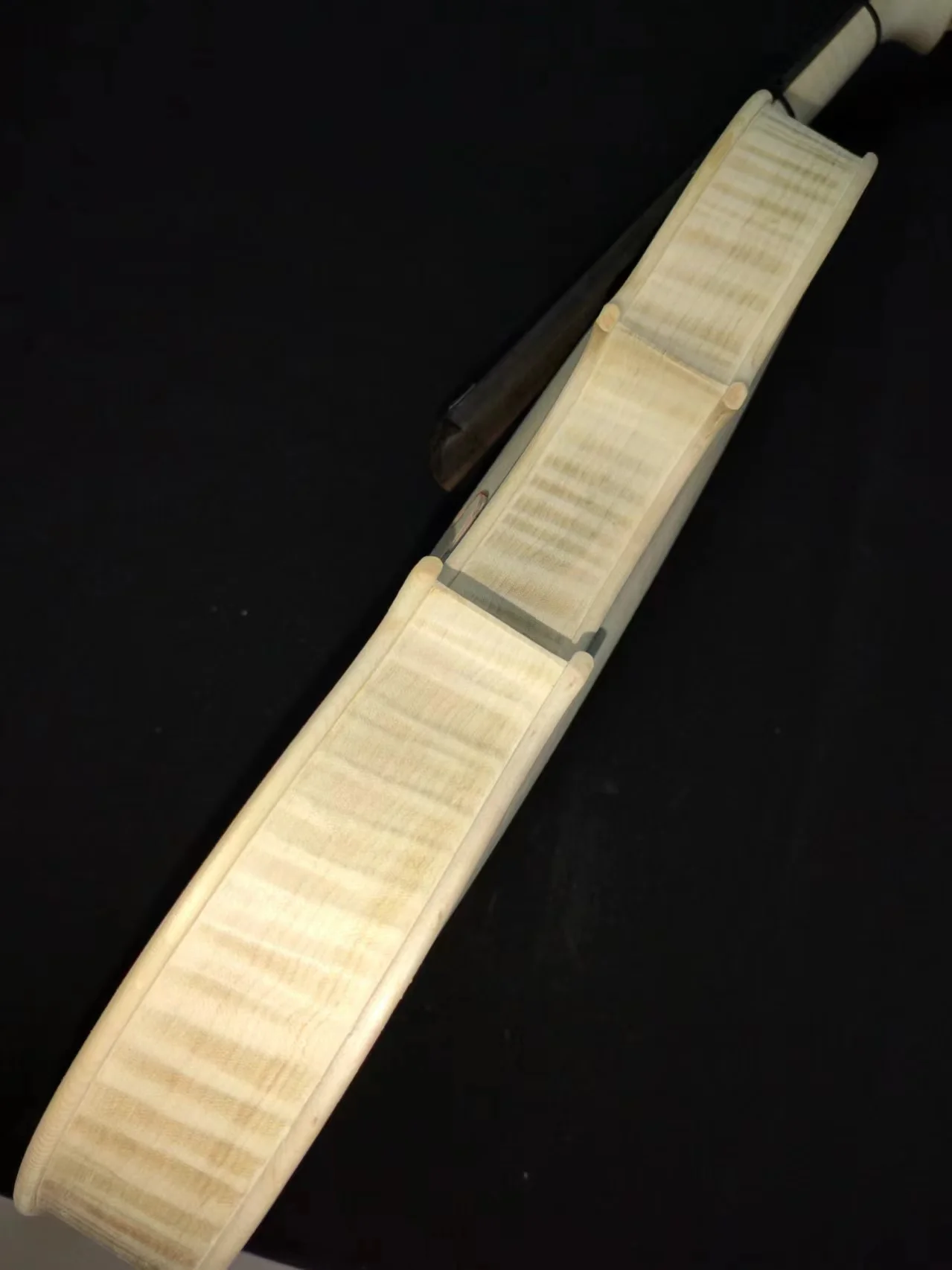 1 шт. качественная нелакированная скрипка с кленовой основой и отверстием для ели