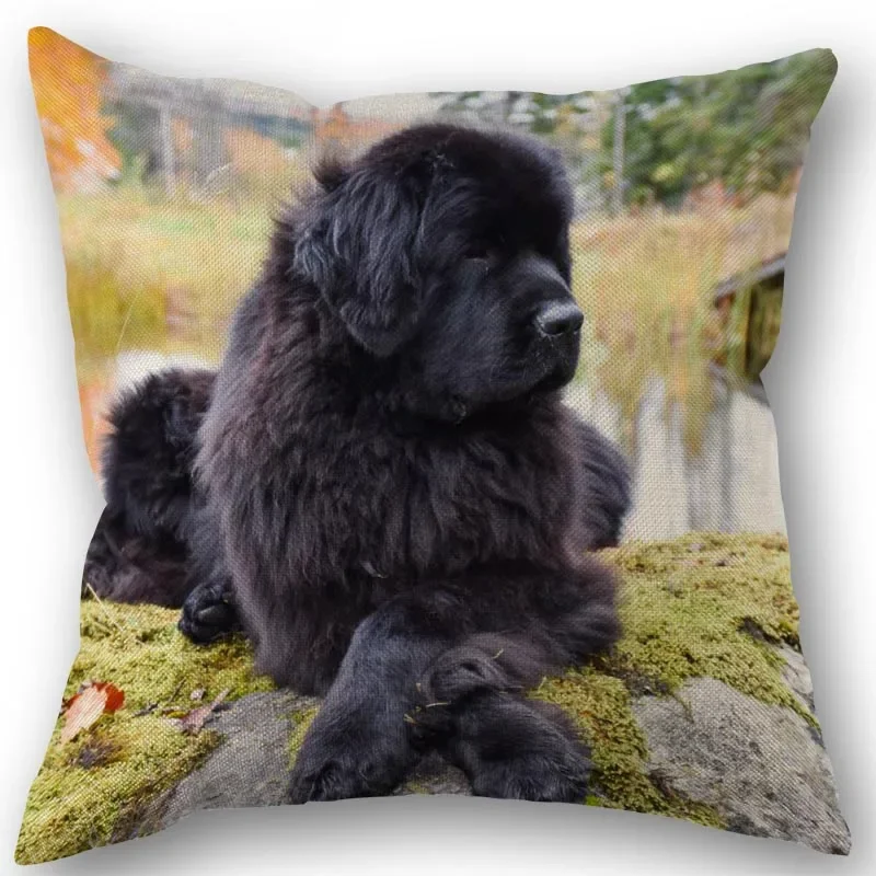 

Декоративная наволочка для собаки Ньюфаундленд Shunqian