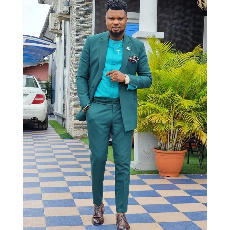 For Men Blazer Mens Wedding Groom Suit 2023 Prom Dresses Luxury Jacket Slim Fit Male Blazer Sets 2 Piece New