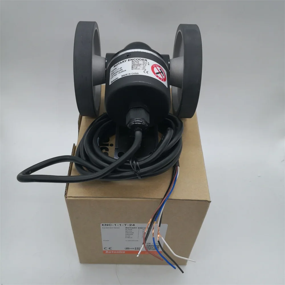 ENC-1-1-T-24 роторный кодировщик с двойными колесами 12-24 В постоянного тока