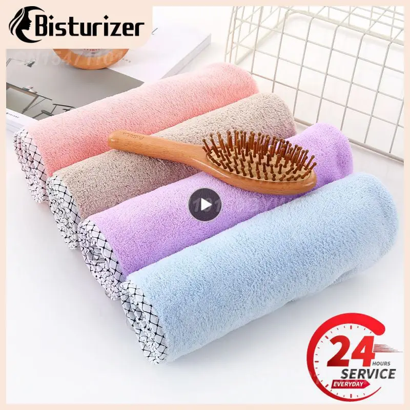 

Women Towels Bathroom Coral Fleece Hair Towel Bath Towels Good Hygroscopicity Breathability Hair Quickly Dry Hair Hat Cap
