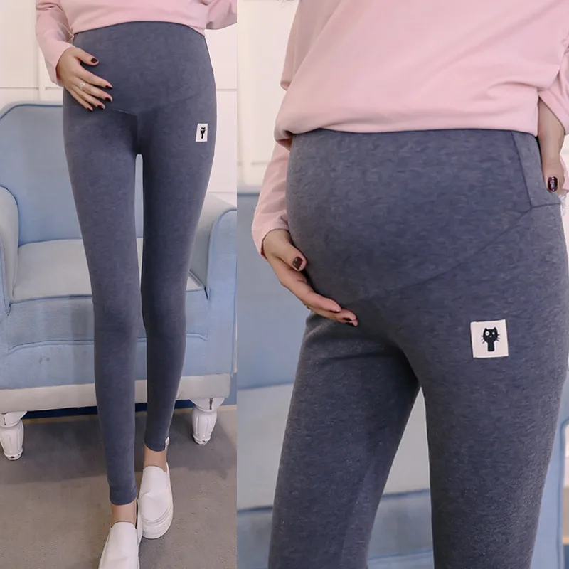 Maternity Leggings Adjustable Waist Pregnant Women Pregnancy Clothes Pants Ropa Mujer Embarazada Premama Enceinte Soft Slim