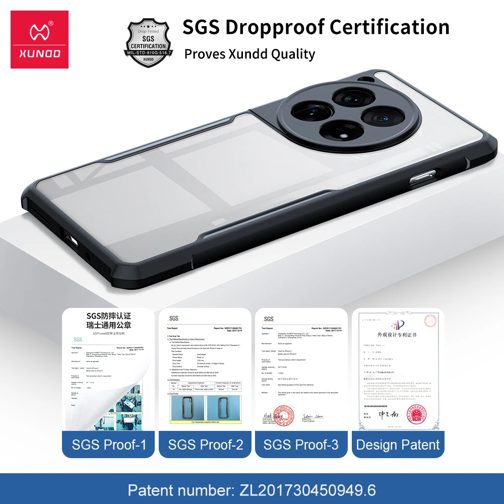 Чехол Xundd для OnePlus 13 12 1+11 противоударная подушка безопасности бампер защитный