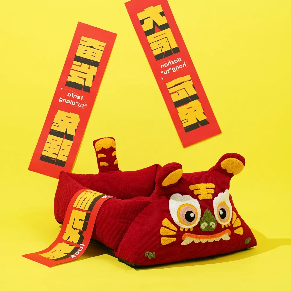 Tiger Divine Power Cat Nest Тепло в зиму большое пространство для кошек утолщенная кровать