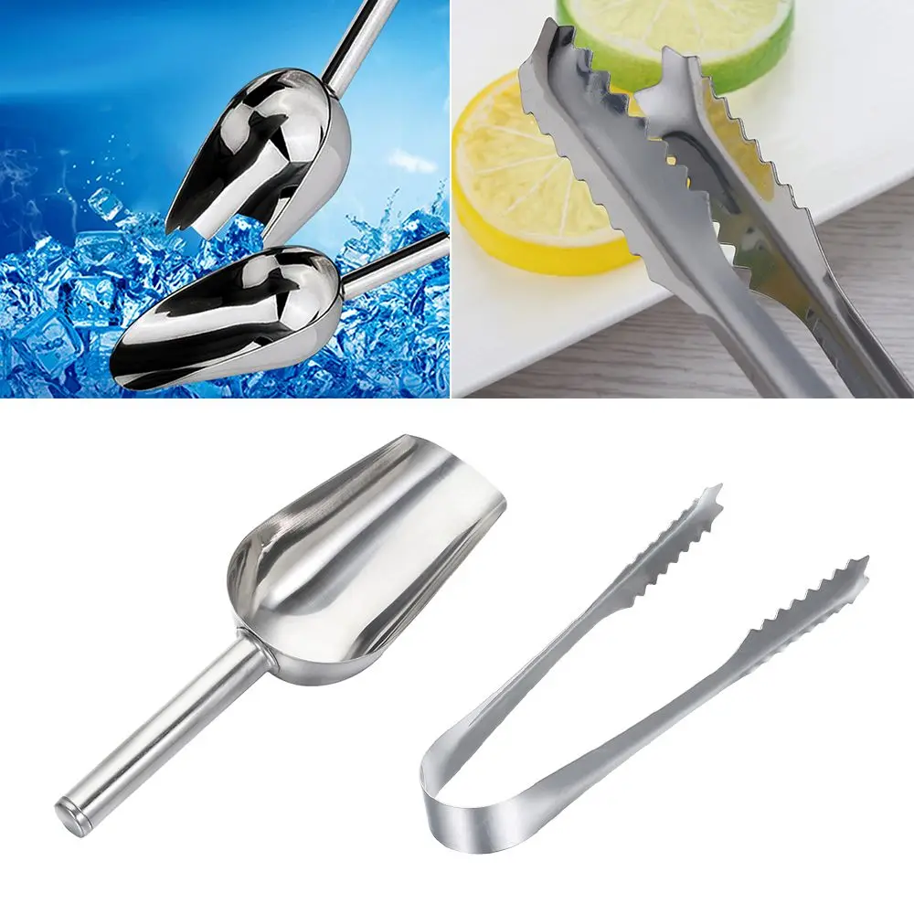 

Multi-function Flour Scoop Party Candy Buffet Stainless Steel Ice Shovel Ice Scraper Grain Shovel