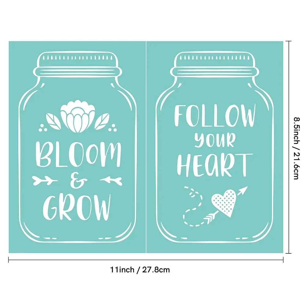 

Трафарет из сетчатой ткани, 8,5*11 дюймов, 2024