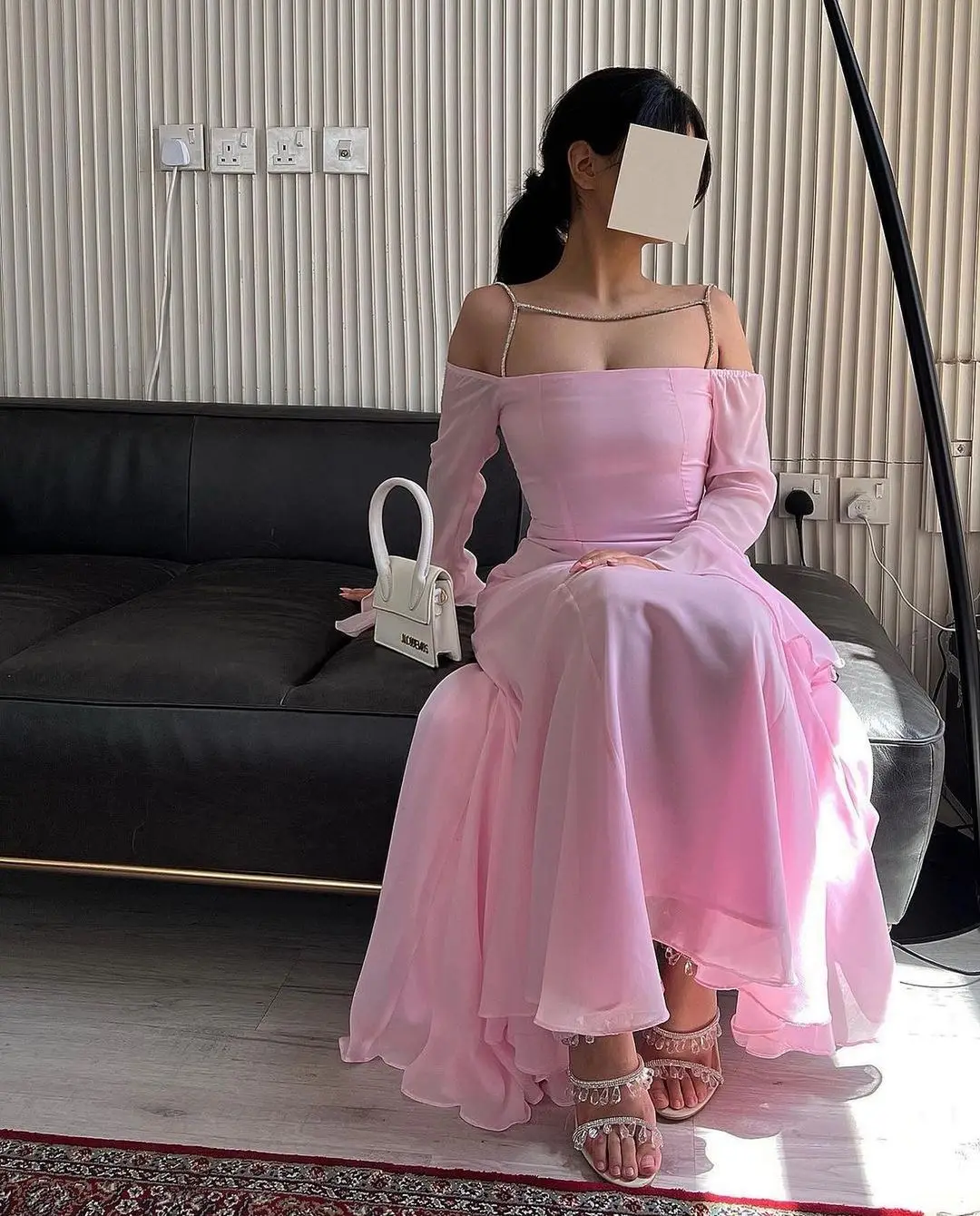 

Special Occasion Pink Chiffon Prom Dresses Vestidos De Fiesta Saudi Arabia Formal Party Dress Evening Dress