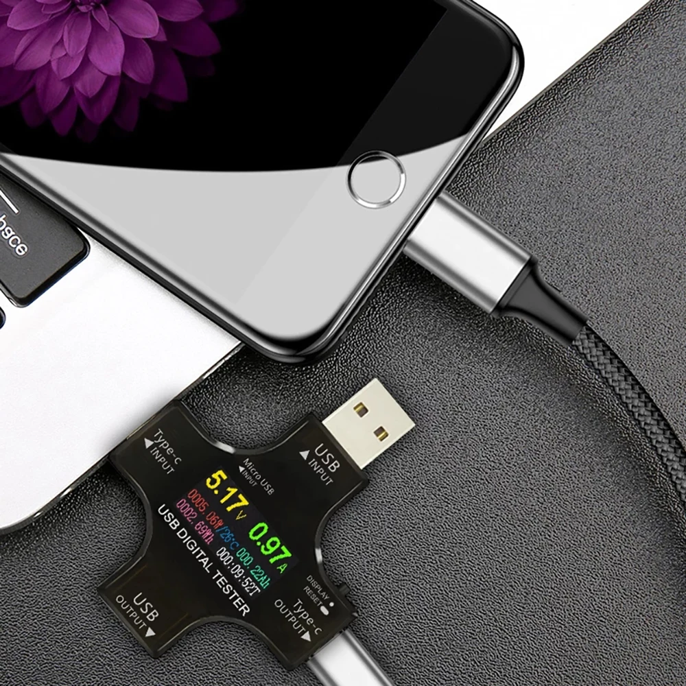 USB-тестер беспроводной Bluetooth Вольтметр постоянного тока напряжение устройство